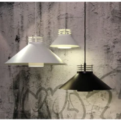 Basic Lámpara Colgante Negro Ø260 - CPH Lighting -Iluminación Tienda De Ventas 2295 5