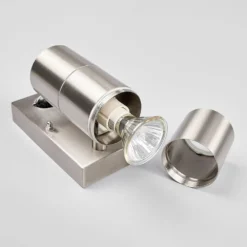 Eyrin Aplique De Pared Exterior W/Sensor Steel - Lindby -Iluminación Tienda De Ventas 42510965008206