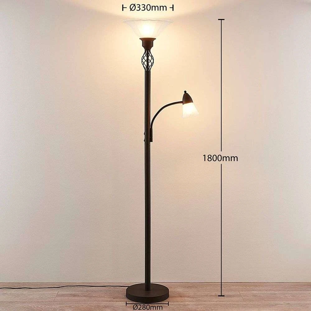 Dunja Lámpara De Pie Rust - Lucande 2 Dunja Lámpara De Pie Rust - Lucande - Imagen 2