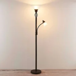 Dunja Lámpara De Pie Rust - Lucande 8 Dunja Lámpara De Pie Rust - Lucande -Iluminación Tienda De Ventas 42510965028313