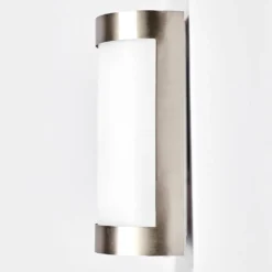 Alvin Aplique De Pared Exterior Steel/Opal - Lindby -Iluminación Tienda De Ventas 42510965050854