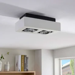 Vince 2 Lámpara De Techo White/Chrome - Arcchio 8 Vince 2 Lámpara De Techo White/Chrome - Arcchio -Iluminación Tienda De Ventas 42510965081543