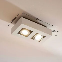 Vince 2 Lámpara De Techo White/Chrome - Arcchio 9 Vince 2 Lámpara De Techo White/Chrome - Arcchio -Iluminación Tienda De Ventas 42510965081544