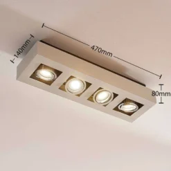 Vince 4 Lámpara De Techo Blanco - Arcchio 9 Vince 4 Lámpara De Techo Blanco - Arcchio -Iluminación Tienda De Ventas 42510965081854