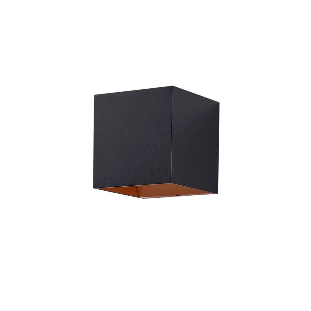 Aldrina Aplique De Pared Negro/Oro - Arcchio 1 Aldrina Aplique De Pared Negro/Oro - Arcchio