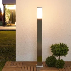 Lorian Lámpara Para Jardín H100 Steel - Lindby -Iluminación Tienda De Ventas 42510965179343