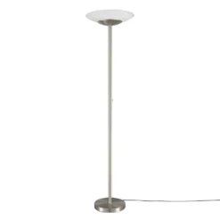 Ragna Lámpara De Pie White/Nickel - Lindby