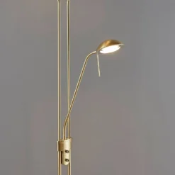 Yveta Lámpara De Pie Brass/White - Lindby -Iluminación Tienda De Ventas 42510965201015