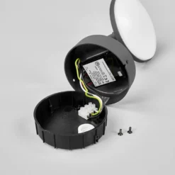 Finny Udendørs Aplique De Pared Dark Grey/White - Lucande -Iluminación Tienda De Ventas 42510965209106