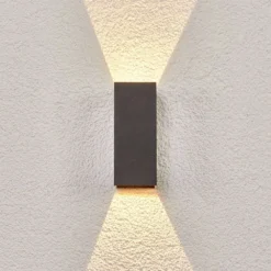 Mikka Aplique Exterior IP54 Dark Grey - Lucande -Iluminación Tienda De Ventas 42510965260113 4