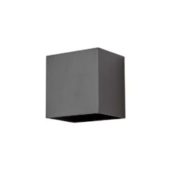 Evie Udendørs Aplique De Pared Dark Grey/Clear - Lucande