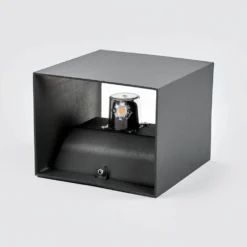 Evie Udendørs Aplique De Pared Dark Grey/Clear - Lucande -Iluminación Tienda De Ventas 42510965260353