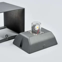 Evie Udendørs Aplique De Pared Dark Grey/Clear - Lucande -Iluminación Tienda De Ventas 42510965260355