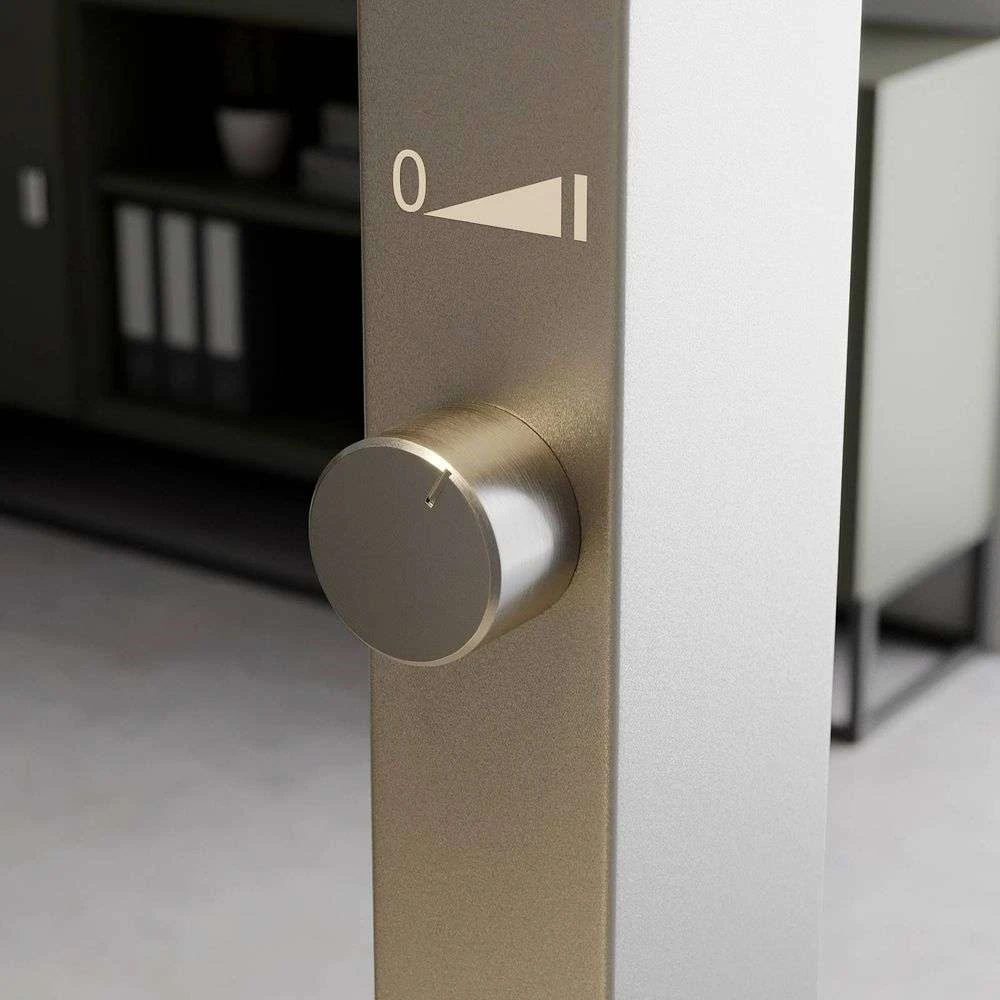 Logan Lámpara De Pie Up/Down Silver/White - Arcchio 6 Logan Lámpara De Pie Up/Down Silver/White - Arcchio - Imagen 6