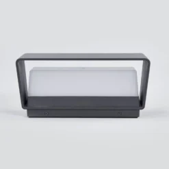 Logan Udendørs Aplique De Pared Antracite/White - Lucande -Iluminación Tienda De Ventas 42510965276123
