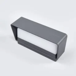 Logan Udendørs Aplique De Pared Antracite/White - Lucande -Iluminación Tienda De Ventas 42510965276124