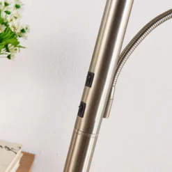 Dunja Lámpara De Pie Nickel - Lucande -Iluminación Tienda De Ventas 42510965282684