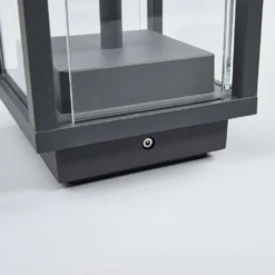 Annalea Lámpara Exterior/Jardín H50 Dark Grey/Clear - Lucande -Iluminación Tienda De Ventas 42510965285894