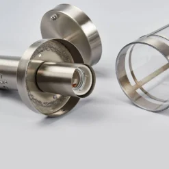 Djori Aplique De Pared Exterior W/Sensor Steel - Lindby -Iluminación Tienda De Ventas 42510965287256