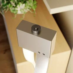 Auron Lámpara De Pie Nickel/White - Lindby 11 Auron Lámpara De Pie Nickel/White - Lindby -Iluminación Tienda De Ventas 42510965309406