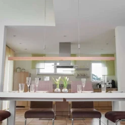 Nora Lámpara Colgante Oak/Nickel - Lucande -Iluminación Tienda De Ventas 42510965318313