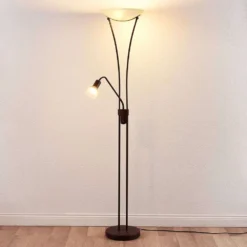 Felicia Lámpara De Pie Rust/Amber - Lindby -Iluminación Tienda De Ventas 42510965326093
