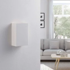 Colja Square Aplique De Pared White - Lindby -Iluminación Tienda De Ventas 42510965336443