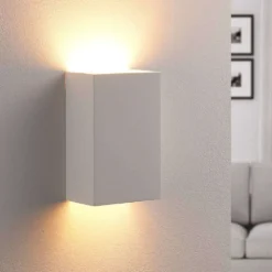 Colja Square Aplique De Pared White - Lindby -Iluminación Tienda De Ventas 42510965336445