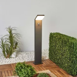 Yolena Lámpara Para Jardín W/Sensor H100 Dark Grey/White - Arcchio -Iluminación Tienda De Ventas 42510965360654