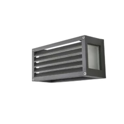 Aurelien Cover Long Udendørs Aplique De Pared Dark Grey/White - Lucande