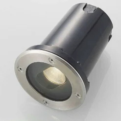 Doris Udendørs Spot Exterior Empotrable De Suelo Steel - Lucande -Iluminación Tienda De Ventas 42510965379566