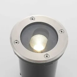 Doris Udendørs Spot Exterior Empotrable De Suelo Steel - Lucande -Iluminación Tienda De Ventas 42510965379567