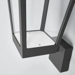 Chaja Udendørs Aplique De Pared Dark Grey/Clear - Lucande -Iluminación Tienda De Ventas 42510965389395