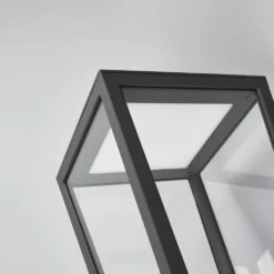 Chaja Udendørs Aplique De Pared W/SensorDark Grey/Clear - Lucande -Iluminación Tienda De Ventas 42510965389464