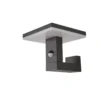 Olesia Aplique Pared Exterior W/Sensor Dark Grey/Opal - Lucande