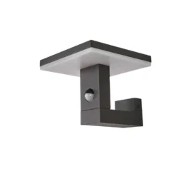 Olesia Aplique Pared Exterior W/Sensor Dark Grey/Opal - Lucande