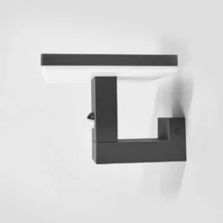 Olesia Aplique Pared Exterior W/Sensor Dark Grey/Opal - Lucande -Iluminación Tienda De Ventas 42510965442994