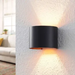 Zuzana Aplique De Pared Round Negro/Oro - Arcchio 8 Zuzana Aplique De Pared Round Negro/Oro - Arcchio -Iluminación Tienda De Ventas 42510965451593