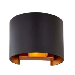 Zuzana Aplique De Pared Round Negro/Oro - Arcchio 9 Zuzana Aplique De Pared Round Negro/Oro - Arcchio -Iluminación Tienda De Ventas 42510965451594
