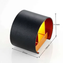 Zuzana Aplique De Pared Round Negro/Oro - Arcchio 10 Zuzana Aplique De Pared Round Negro/Oro - Arcchio -Iluminación Tienda De Ventas 42510965451595