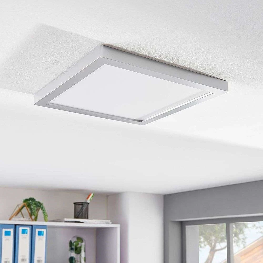 Solvie LED Lámpara De Techo Square Plata/Blanco - Arcchio 5 Solvie LED Lámpara De Techo Square Plata/Blanco - Arcchio - Imagen 5