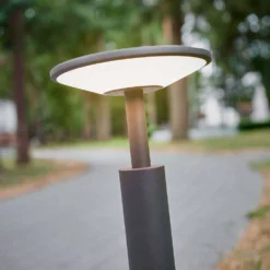 Fenia Lámpara Para Jardín H60 Anthracite/Opal - Lucande -Iluminación Tienda De Ventas 42510965479794