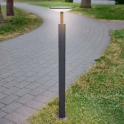 Fenia Lámpara Para Jardín H100 Anthracite/Opal - Lucande -Iluminación Tienda De Ventas 42510965479866