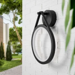 Mirco Aplique Pared Exterior Graphite/White - Lucande -Iluminación Tienda De Ventas 42510965485636