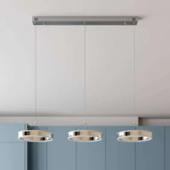 Lyani Lámpara Colgante L115 Chrome/White - Lucande -Iluminación Tienda De Ventas 42510965502903