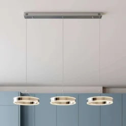 Lyani Lámpara Colgante L115 Chrome/White - Lucande -Iluminación Tienda De Ventas 42510965502904