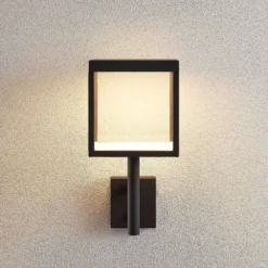 Cube Aplique Pared Exterior M/Sensor Graphite/Clear - Lucande 8 Cube Aplique Pared Exterior M/Sensor Graphite/Clear - Lucande -Iluminación Tienda De Ventas 42510965504123