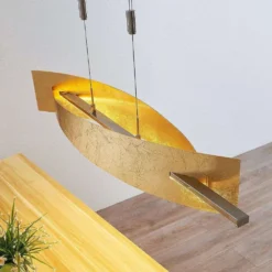 Marija Lámpara Colgante L100 Gold/Silver - Lucande -Iluminación Tienda De Ventas 42510965526834