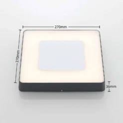 Sora Udendørs Lámpara De Techo White/Dark Grey - Lucande 8 Sora Udendørs Lámpara De Techo White/Dark Grey - Lucande -Iluminación Tienda De Ventas 42510965558993