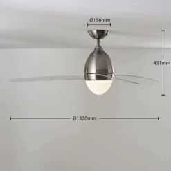 Piara Ventilador De Techo Ø132 Clear - Lindby -Iluminación Tienda De Ventas 42510965562783